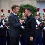 Președintele Volodimir Zelenski se întâlnește cu Emmanuel Macron, după întâlnirea SUA-Ucraina din Florida