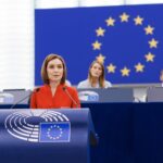 Maia Sandu a prezentat în PE un manual de practici ruse în războiul hibrid și metodele de contracarare: „Moldova poate fi un laborator. Dar ținta finală e Europa” (Video)