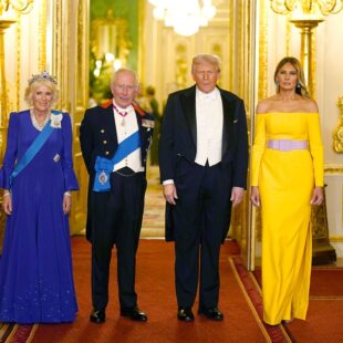 Regele Charles, Regina Camilla, Donald și Melania Trump