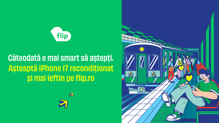 Câteodată e mai smart să aștepți. Așteaptǎ iPhone17 recondiționat și mai ieftin pe Flip.ro