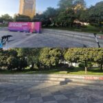 După un an de produs bani ilegal, panoul fantomă de la Universitate a dispărut. Rămâne rușinea PMB, care l-a tolerat acolo
