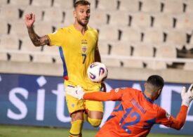 România scapă printre degete o victorie importantă în Cipru după ce a condus cu 2-0