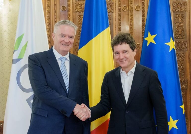 România e tot mai aproape de aderarea la OCDE. Nicușor Dan și Ilie Bolojan, optimiști după vizita secretarului general al organizației