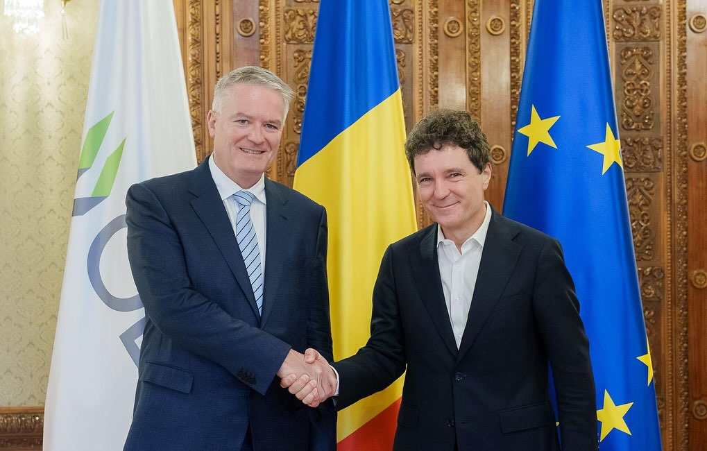 România e tot mai aproape de aderarea la OCDE. Nicușor Dan și Ilie Bolojan, optimiști după vizita secretarului general al organizației