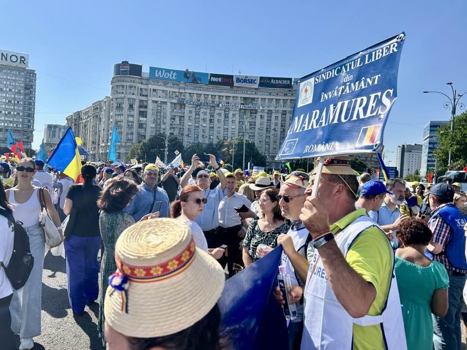 protest profesori Maramures