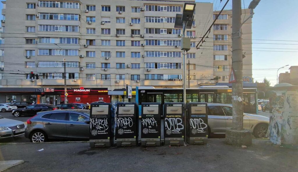 pubele Mr Fill Gara de Nord