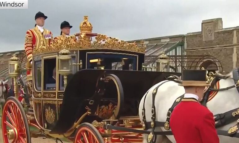 Ceremonial fastuos la Londra, unde Trump a fost primit ca un suveran: Întâmpinat de prinți la elicopter și plimbat cu trăsura de rege (Video)