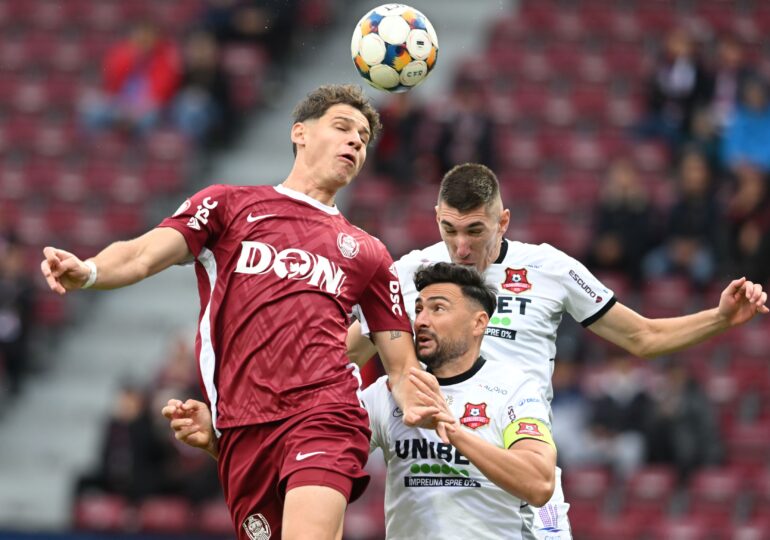CFR Cluj câștigă cu Sibiul, Louis Munteanu revine în prim plan după 3 luni