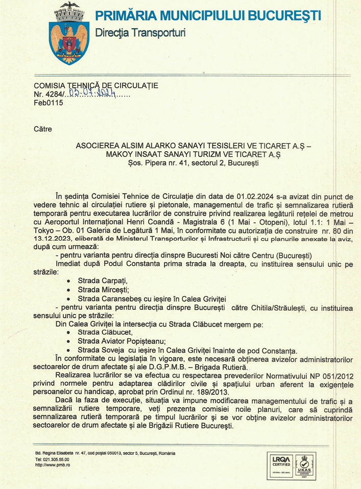 Captura aviz CTC