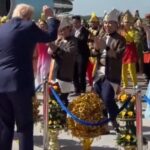 Trump dansează pe covorul roșu, la sosirea în Malaezia (Video)