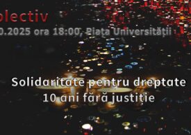Marș în București, la 10 ani de la Colectiv: Nimeni nu a plătit pentru tragedia de atunci, corupția încă ucide în România