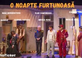 O noapte furtunoasă și Soțiile noastre, spectacole de teatru la mijloc de octombrie
