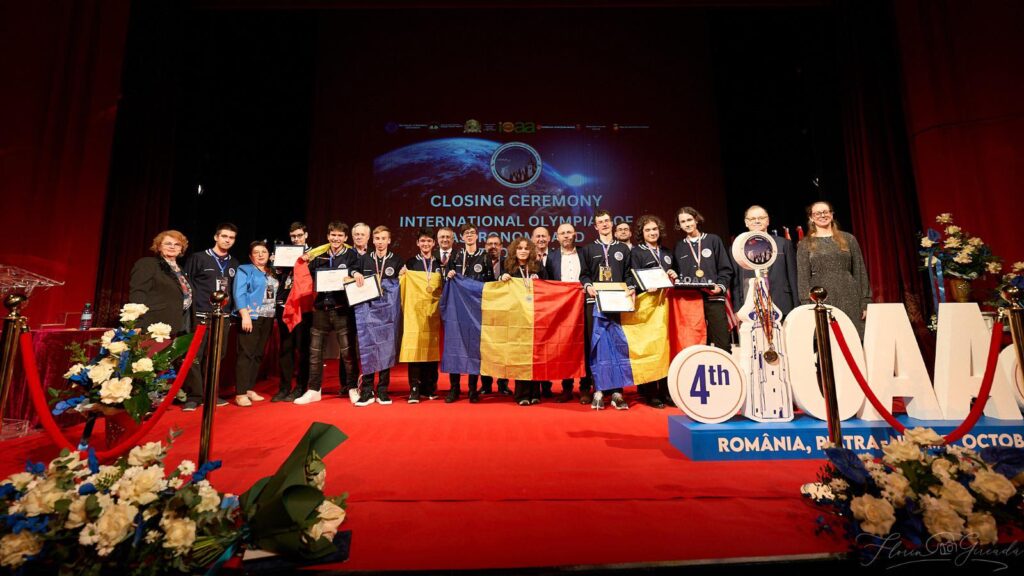 Elevii români au obținut 10 medalii, dintre care șapte de aur, la Olimpiada Internațională de Astronomie și Astrofizică pentru Juniori