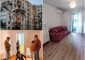 Patru familii afectate de explozia din Rahova au fost mutate în locuințe complet utilate