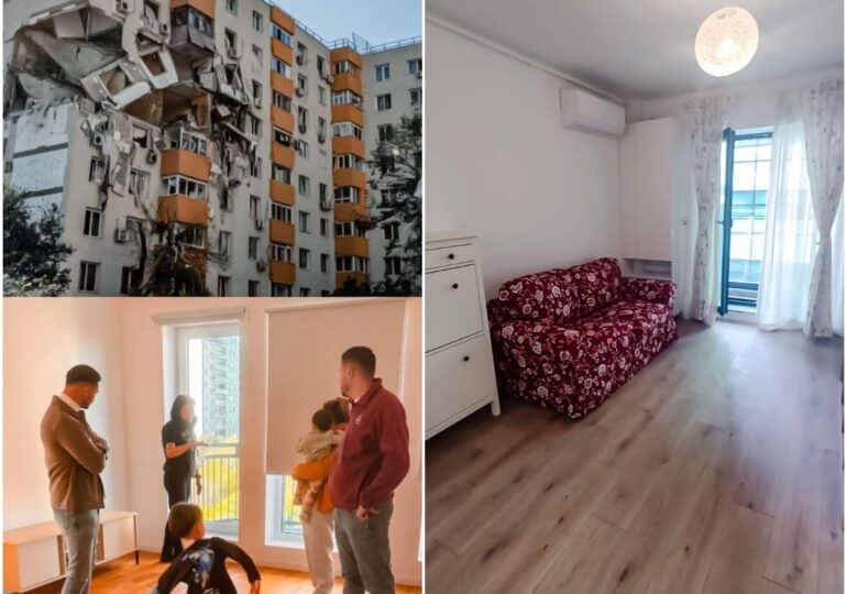 Patru familii afectate de explozia din Rahova au fost mutate în locuințe complet utilate
