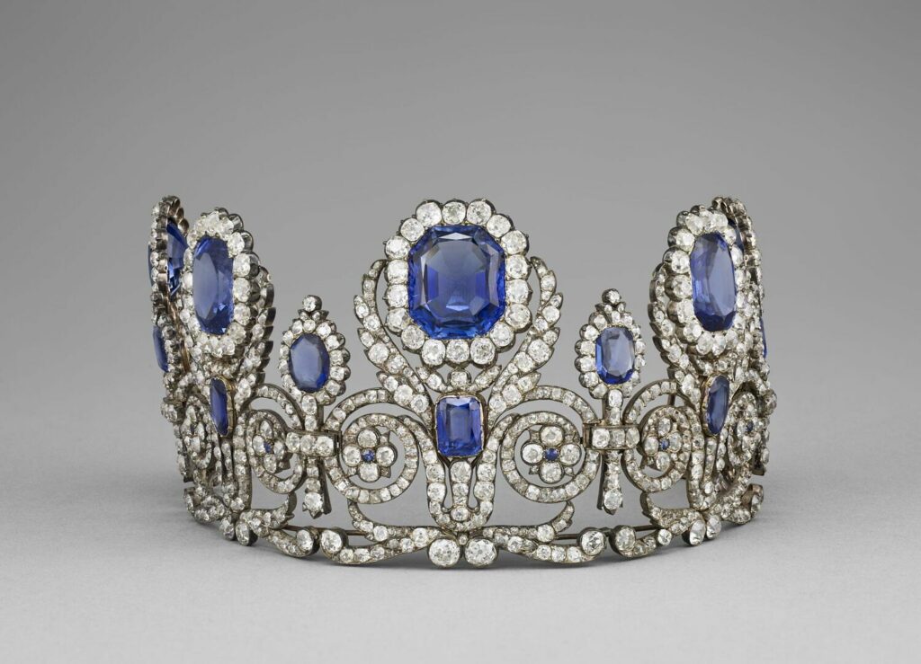 Diadème de la parure de la reine Marie-Amélie et