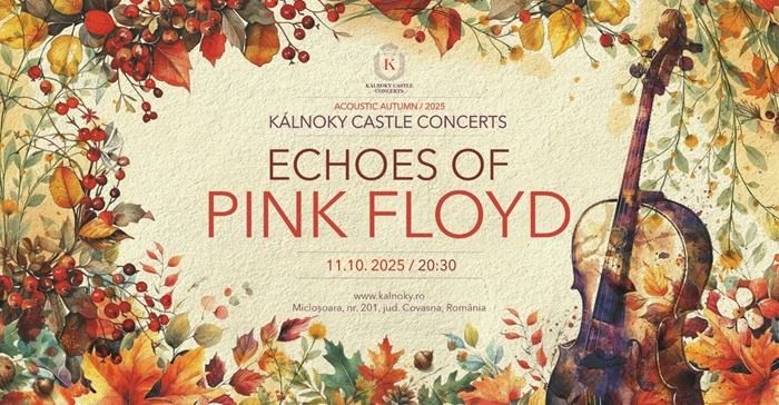 Ecouri Pink Floyd la Castelul Kálnoky la 60 de ani de la înființarea legendarei trupe