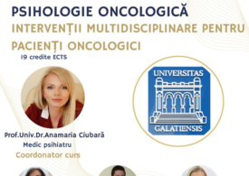 România face un pas important pentru dezvoltarea psiho-oncologiei: Universitatea „Dunărea de Jos” din Galați lansează primul curs universitar de formare profesională continuă în Psihologie Oncologică