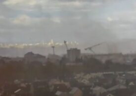 Rare intensity storm north of Paris: one worker died, three cranes collapsed (Video)