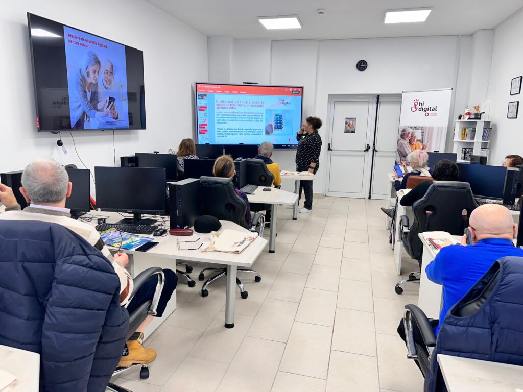 Biblioteca din Onești vârstnici