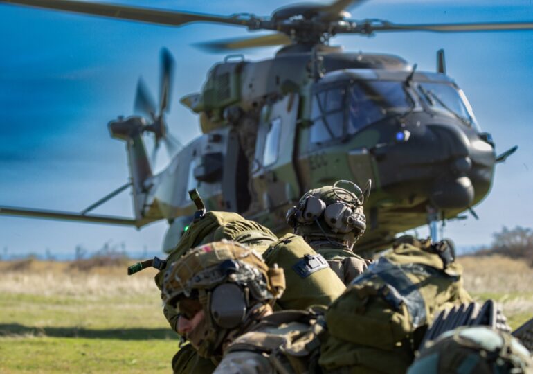 Exercițiu NATO în România: militarii au construit în timp record un pod plutitor peste Mureș (Video)