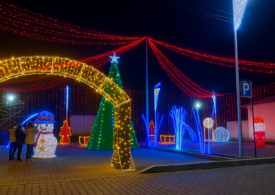 Comune mici cu cheltuieli exagerate: cum se „ard” zeci de mii de euro de Crăciun, pe brazi uriași, figurine kitsch și luminițe peste ulițe