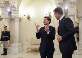 Nicușor Dan se întâlnește cu șeful NATO să discute de navele atacate în apropierea României