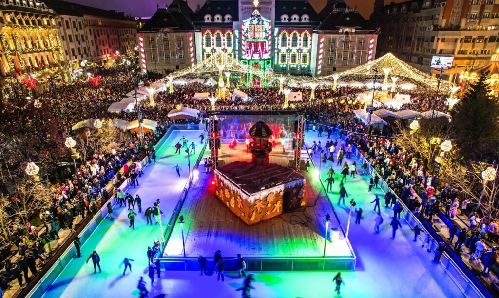 România are unul dintre mai mari târguri de Crăciun din Europa, dar turiștii îl ratează (Foto&amp;Video)
