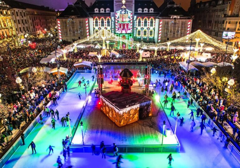 România are unul dintre mai mari târguri de Crăciun din Europa, dar turiștii îl ratează (Foto&Video)