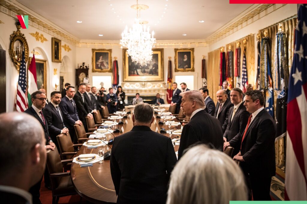 Trump Orban Casa Albă