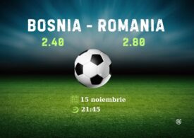 România vs Bosnia se joacă pe 15 noiembrie - bookmakerii se așteaptă la un meci echilibrat