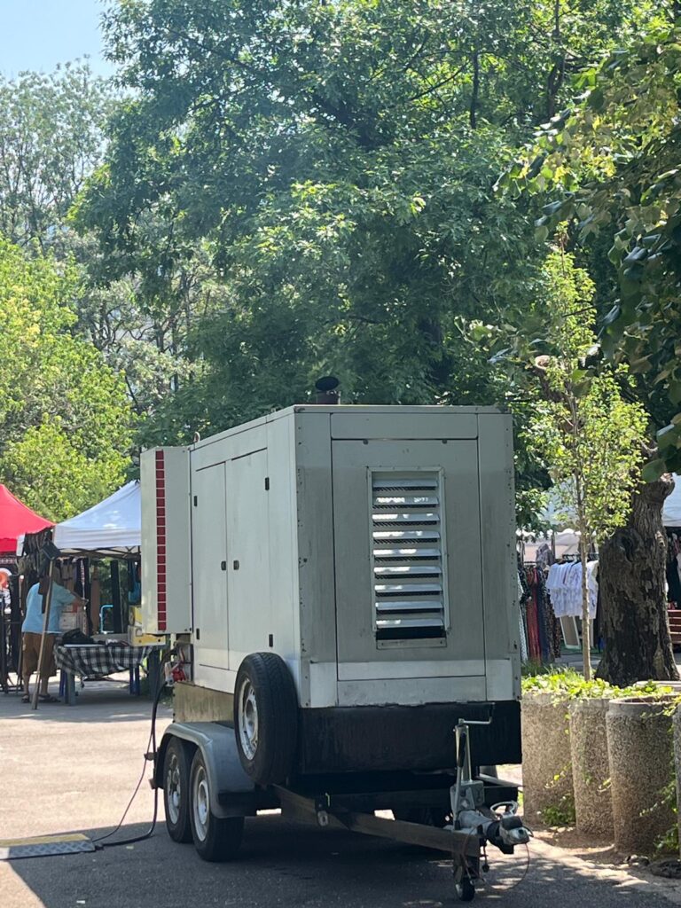 generator la târgul din Parcul Circului