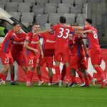 bucurie gol FCSB cu U Cluj