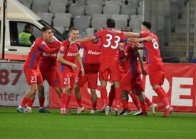 Superliga: FCSB câștigă lejer cu U Cluj și urcă în clasament