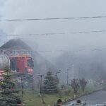 Incendiu la o pensiune din Gura Humorului. O persoană a fost găsită carbonizată (Video) UPDATE