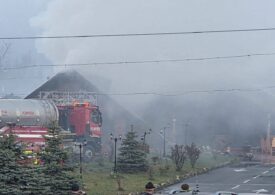 Incendiu la o pensiune din Gura Humorului. O persoană a fost găsită carbonizată (Video) <span style="color:#990000;">UPDATE</span>