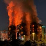 Arde de mai bine de 24 de ore. Bilanțul incendiului din Hong Kong a ajuns la 65 de morți și sunt sute de dispăruți. Focul a cuprins cele 32 de etaje în doar cinci minute (Foto & Video)