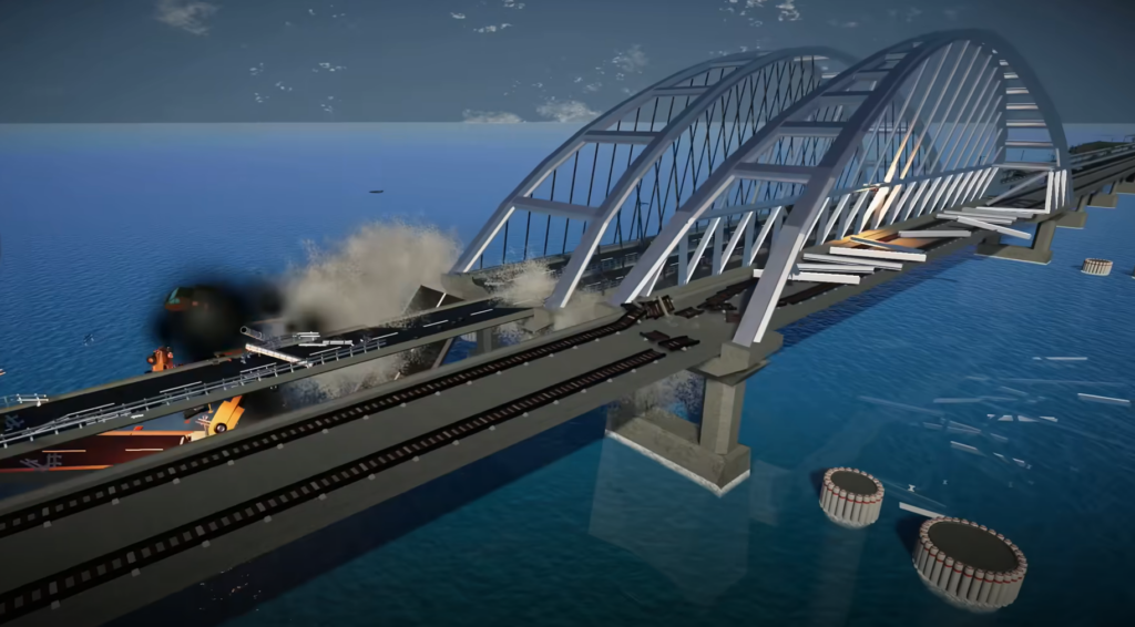 Ucrainenii lansează „Bridge Hunter”: jocul video în care distrugi Podul lui Putin