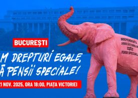 Protest în Piața Victoriei, vineri: „Vrem drepturi egale, fără pensii speciale! ”