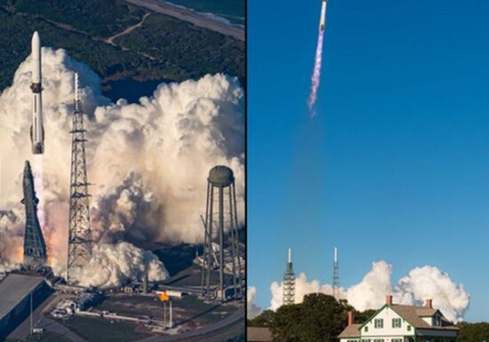 Reușită pentru Jeff Bezos. Racheta Blue Origin a decolat spre Marte transportând două sonde (Foto&Video)