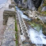 Scări pentru pești construite pe râul Bicaz (Foto)