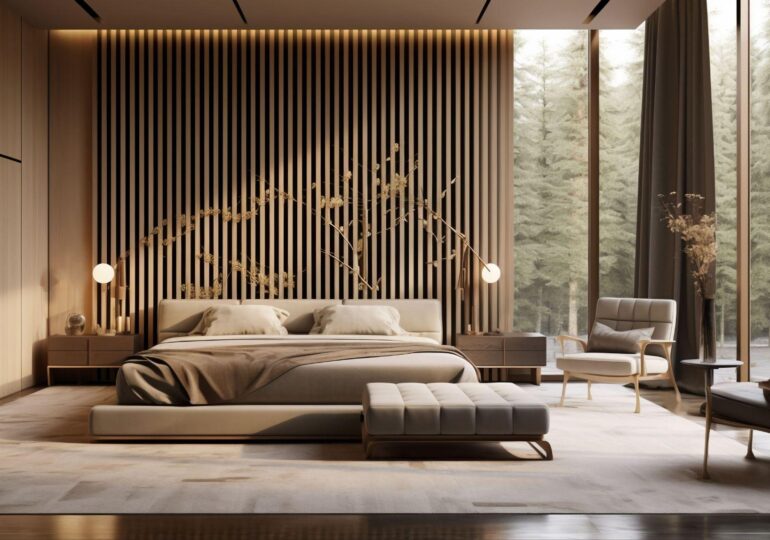 Estetica verticală: Cum să folosești riflajele decorative pentru a crea dormitorul perfect