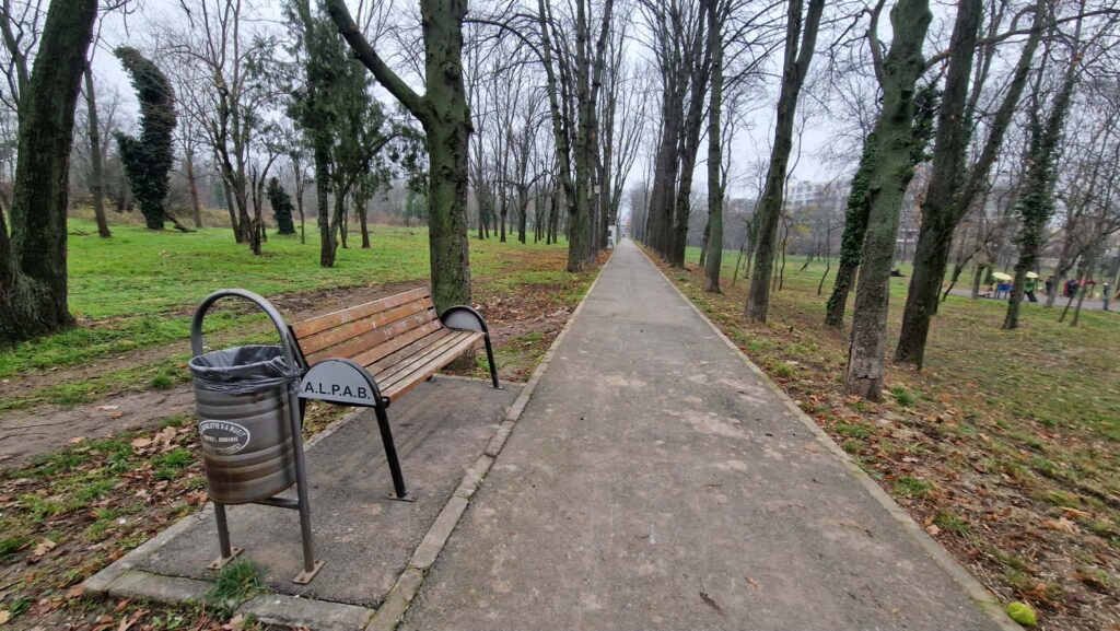 Aleea principală Parcul Verdi