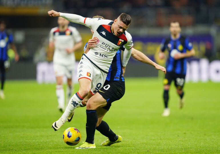 Inter urcă pe primul loc în Serie A după ce trece de Genoa lui Șucu și Stanciu