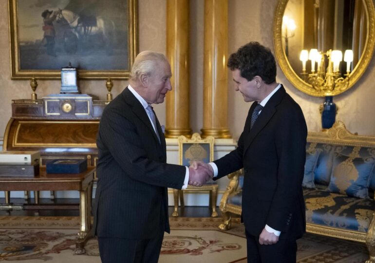 Nicușor Dan, întâlnire cu regele Charles, la Palatul Buckingham