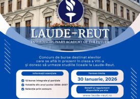 Complexul Educațional Laude-Reut lansează Programul de Burse „O șansă pentru viitorul tău” pentru elevii de clasa a VIII-a - admitere liceu 2026-2027