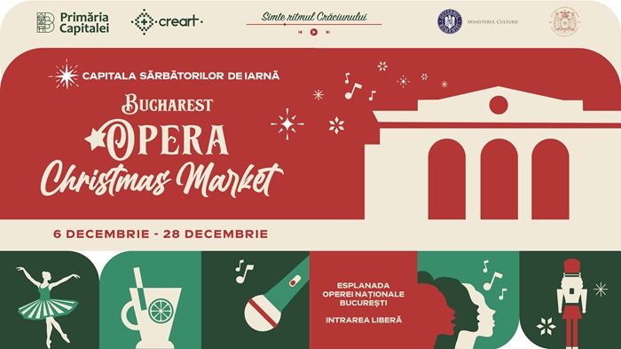 Bucharest Opera Christmas Market se deschide de Moș Nicolae