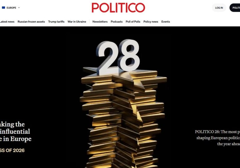 Românul inclus de Politico în „Top 10 persoane de urmărit în 2026”