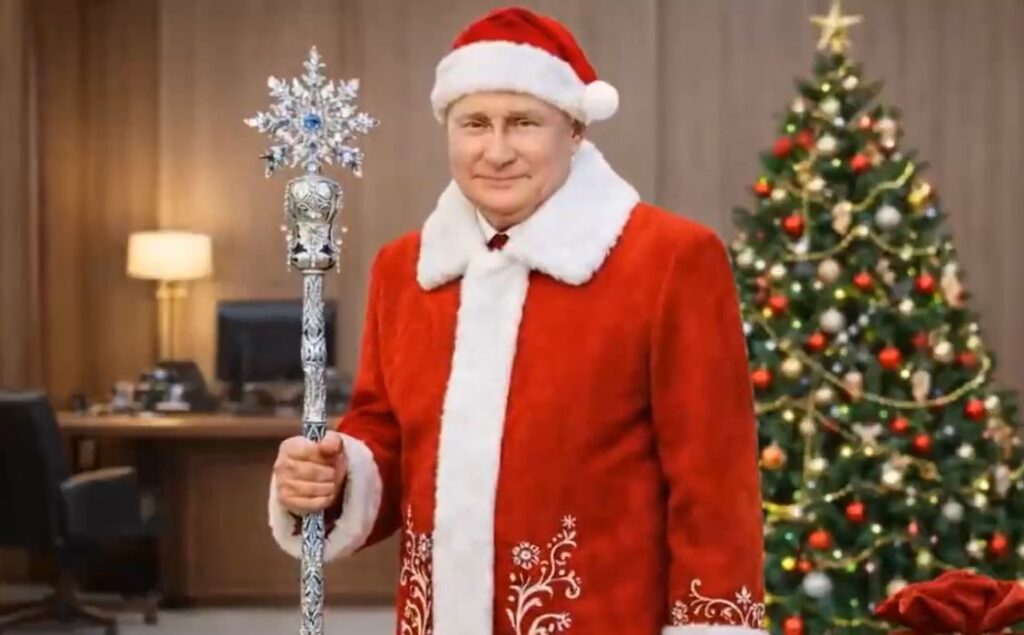 Imaginile zilei: Putin, în chip de moș Crăciun pentru liderii lumii (Video)