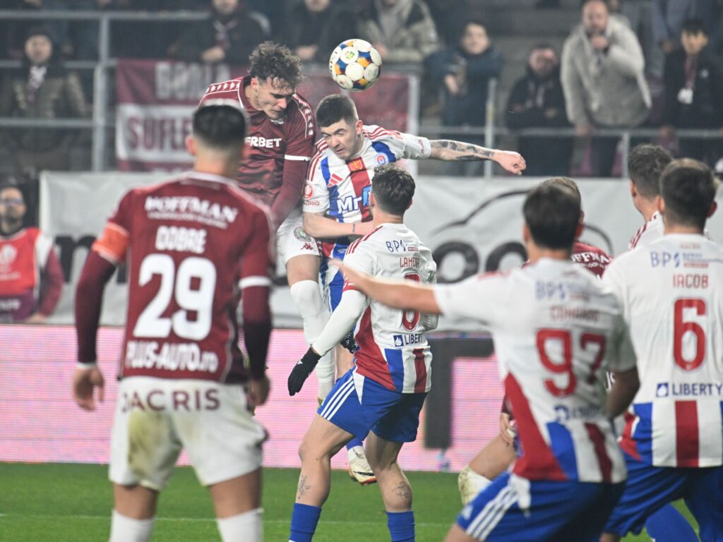 Lidera Rapid pierde clar acasă cu Oțelul, care aruncă mănușa celor de la FCSB în lupta la play-off